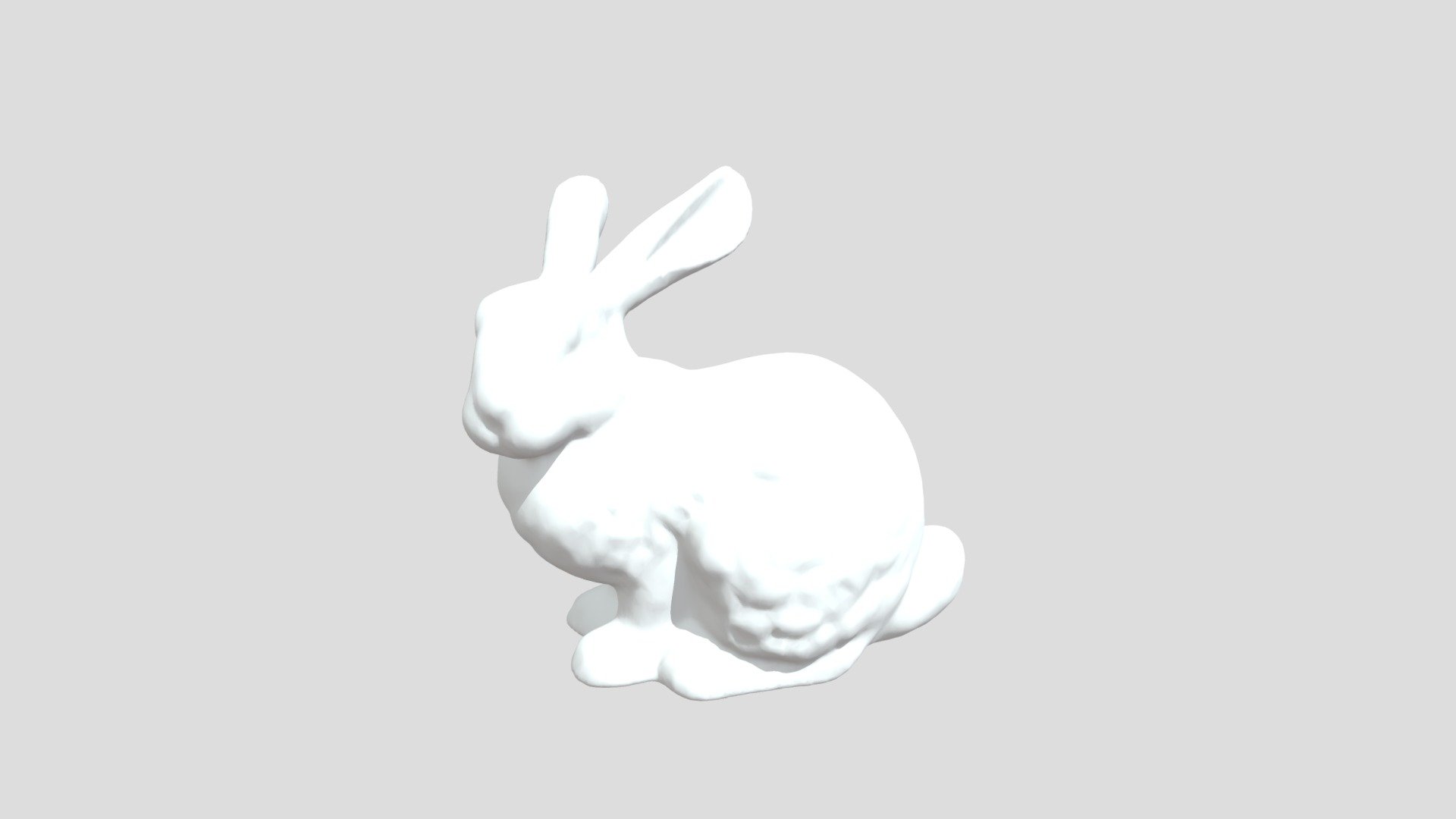 Stanford-bunny - 3D model by mu (@kyoroki) [9886372] - Sketchfab