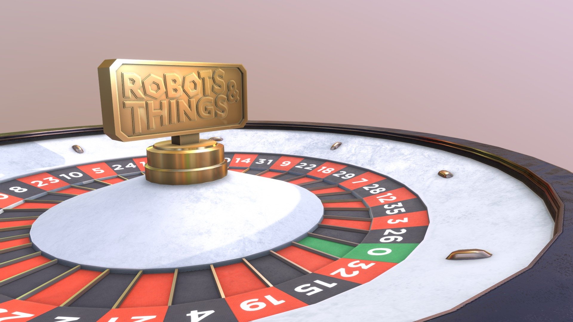 Roulette Wheel - 3D model by Hayden Nicholson (@HaydenNicholson ...