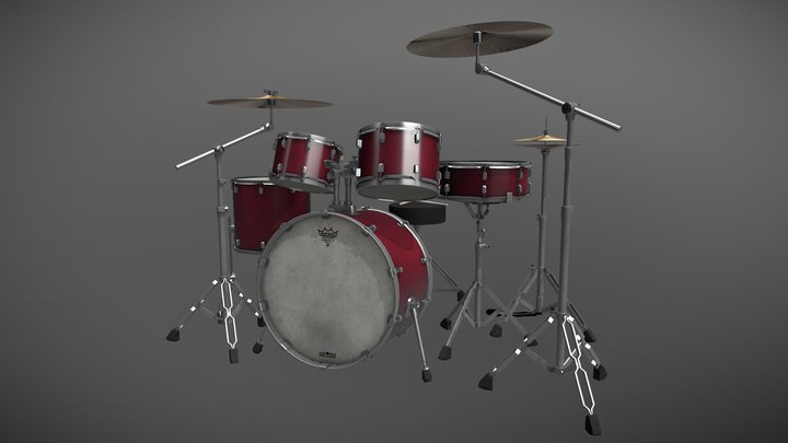 Drum Set 3D Model