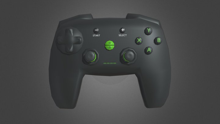 Game Controller 3D Model