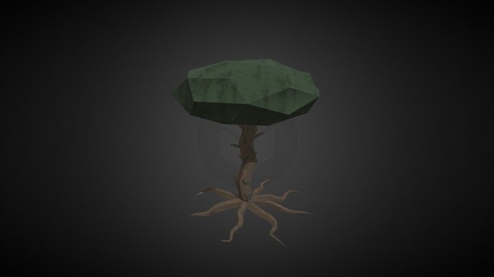Low Poly Treee 3D Model