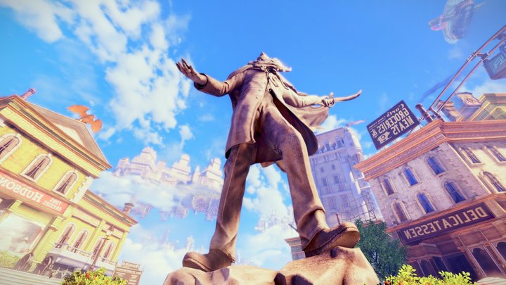 [Panorama] New Eden Square; Bioshock Infinite 3D Model