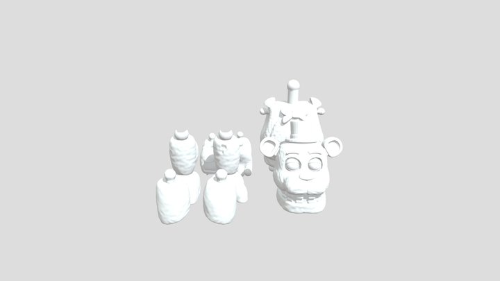 Withered freddy figure 3D Model