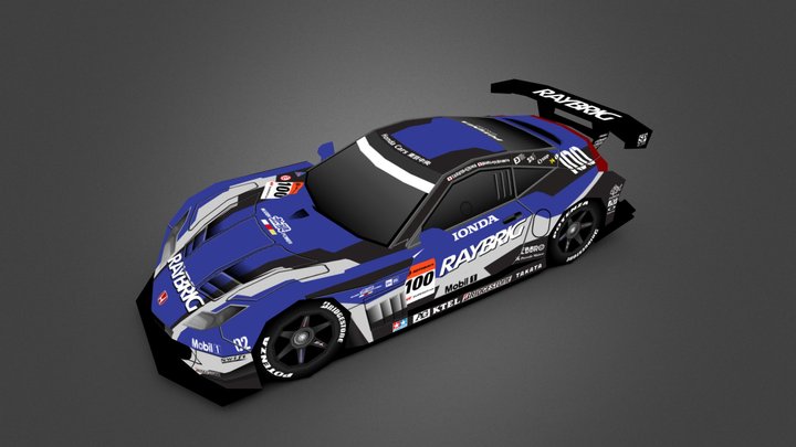 Honda HSV 010-GT 3D Model