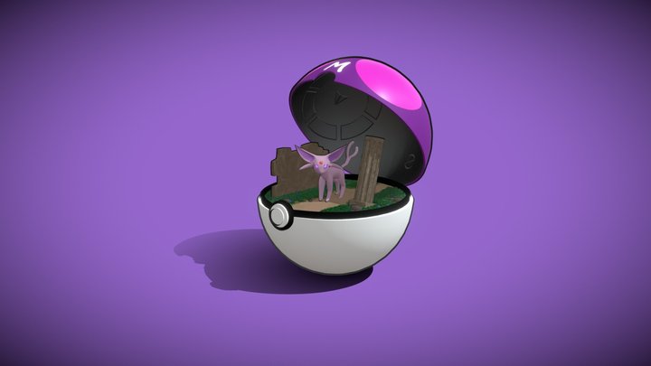 Gotta catch Espeon 3D Model