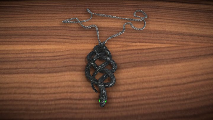 Witcher school of snake medalion 3D Model