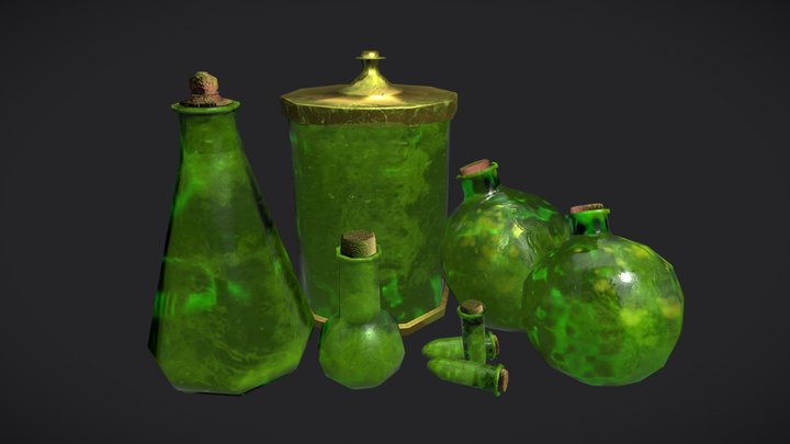 Goop Pots (Vincent Gernand) 3D Model