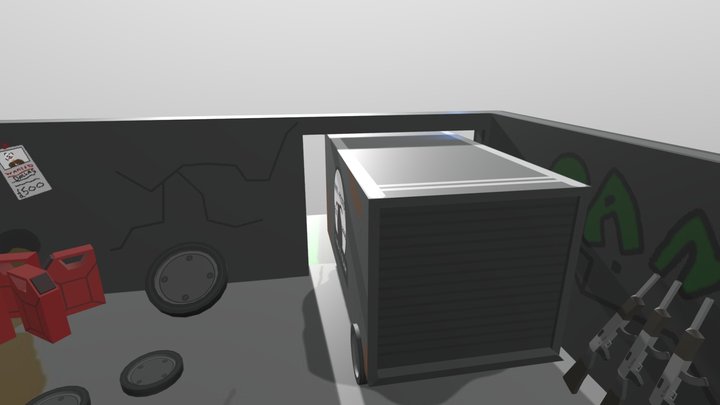 Hideout - A place for wanted men on the run! 3D Model