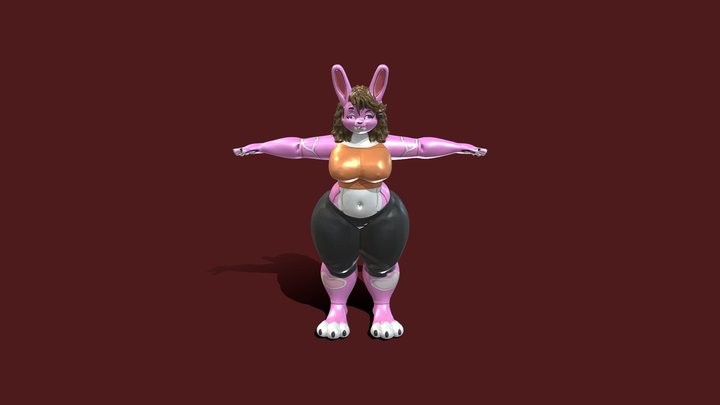 Julia without pose 3D Model