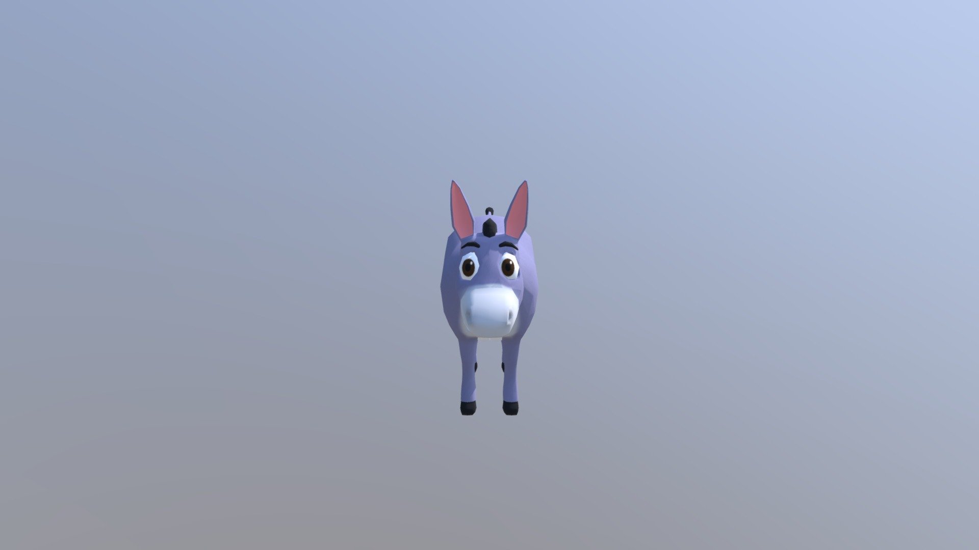 Donkey - 3D model by camcouto [988f0a6] - Sketchfab