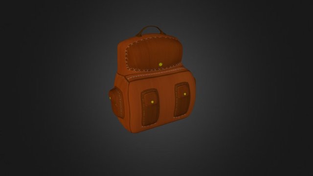 Backpack - hand painted 3D Model