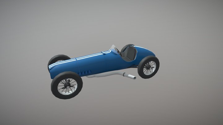 F1 Car - BRM Type15 3D Model