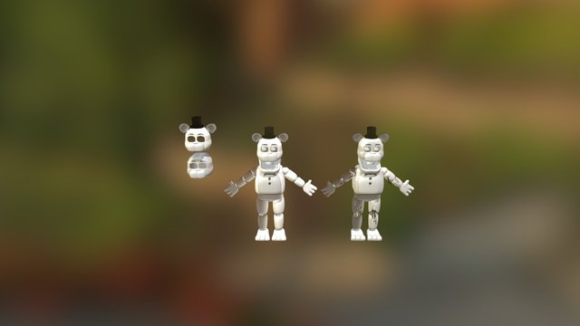 Withered/Old Freddy 3D Model