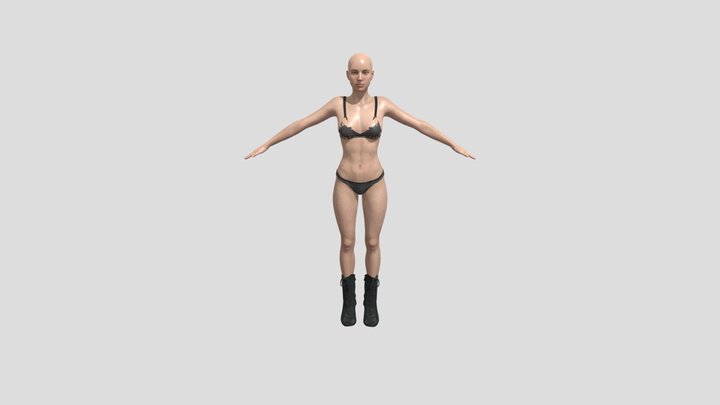 Can Can Shoes 3D Model