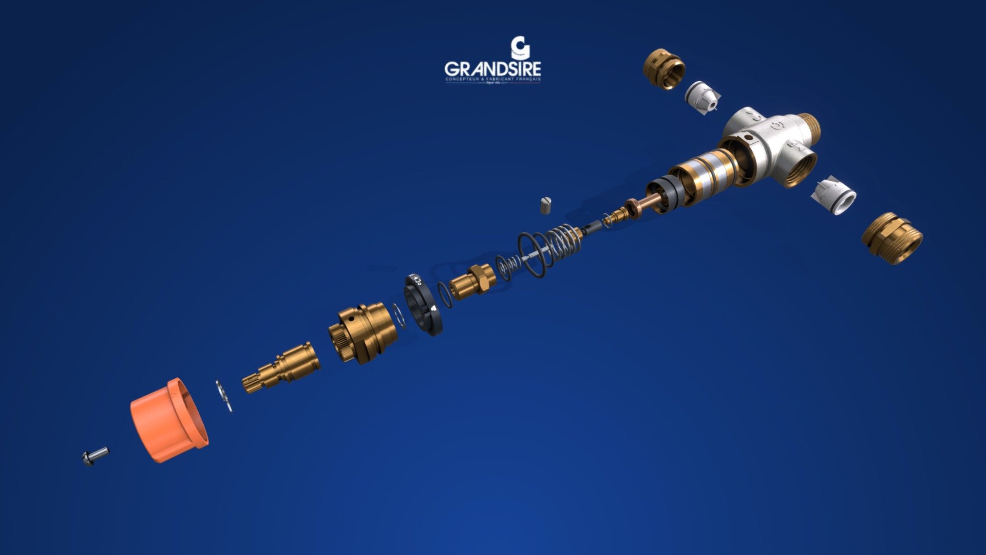 118043B Mitigeur solaire — Sketchfab embed 3D viewer