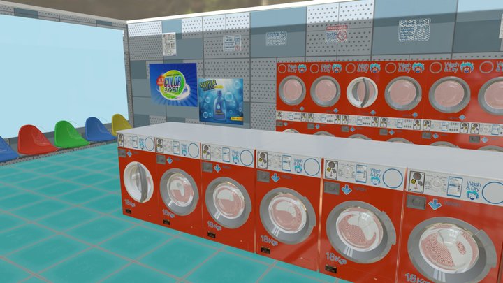 Laundromat – Modello 3D gratuito STL