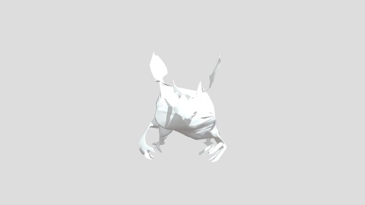 Kyurem black but he has 17 tumors (Colorless) 3D Model