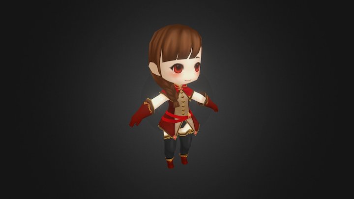 雷貝卡 3D Model