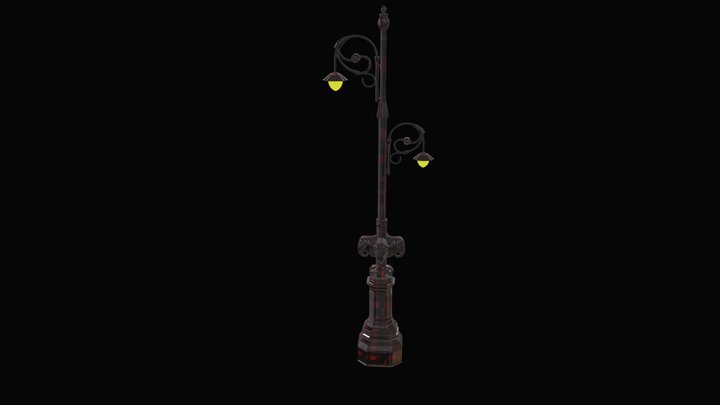 Light pole 3D Model