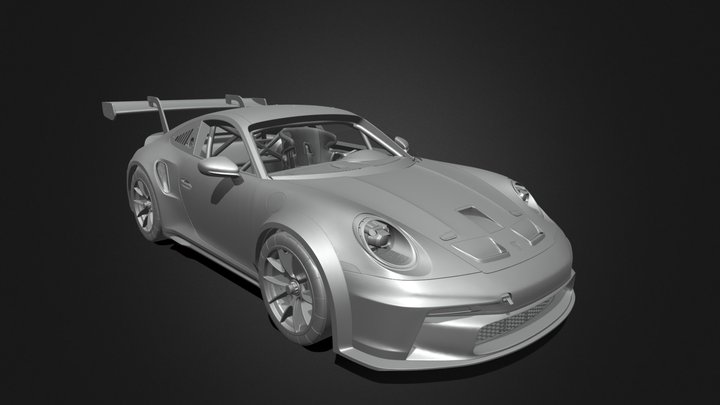 Porsche 911 GT3 Motorsport Ready to Print STL 3D Model