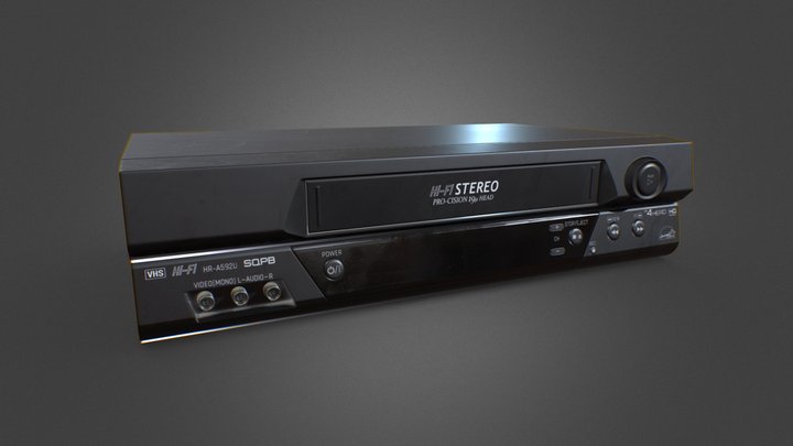 VCR Player 3D Model