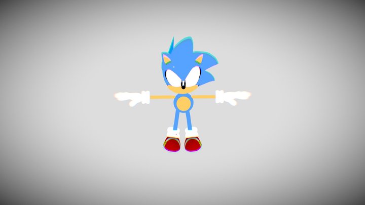 sonic_mania_adventures RIGGED 3D Model