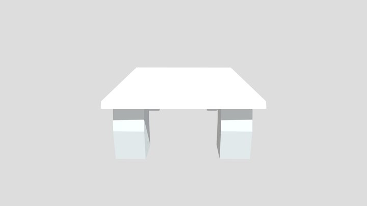 Poly Table 3D Model