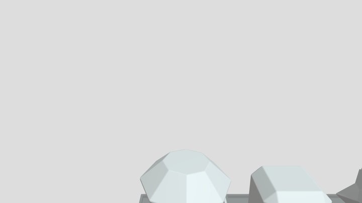 Gem Scene 01 3D Model