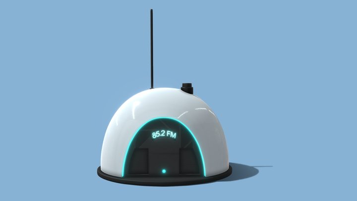 Portal Radio 3D Model