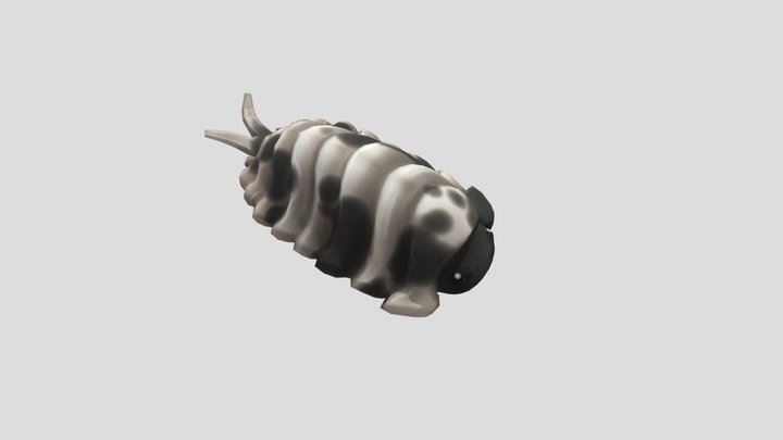Cute little isopod 3D Model