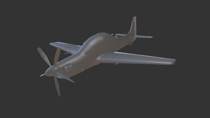 Supertucano WIP 3D Model