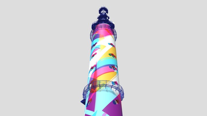 Kaleidoscope Rostelecom 3D Model