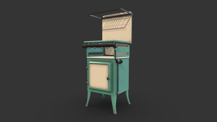 1930's oven 3D Model