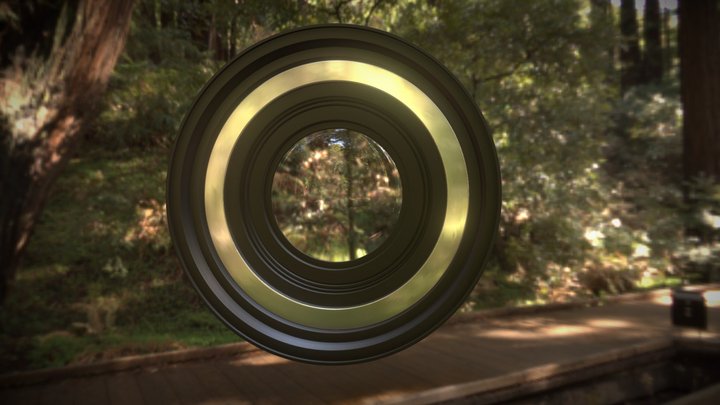 Camera Lens 3D Model