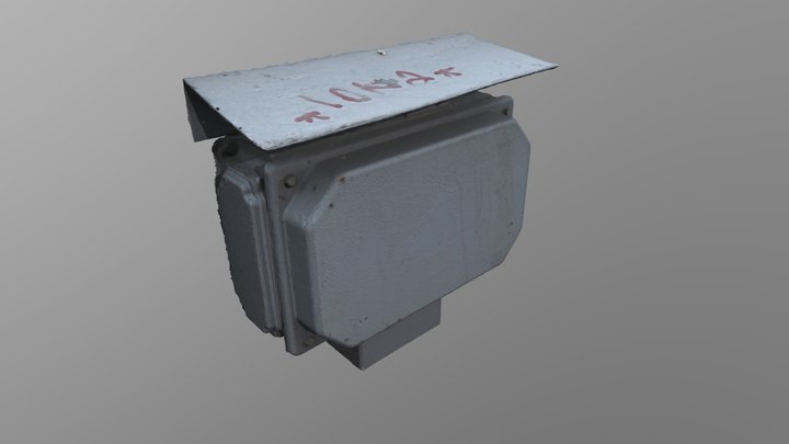 Electric box (Free Photoscan) 3D Model