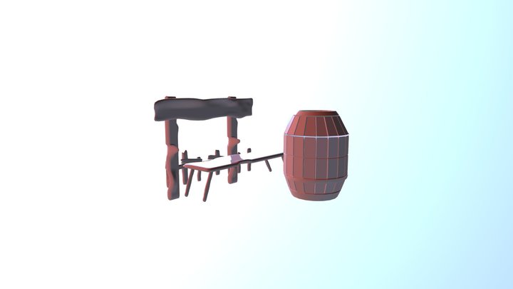 Assignment4 Barrel Prop Ngoka 3D Model