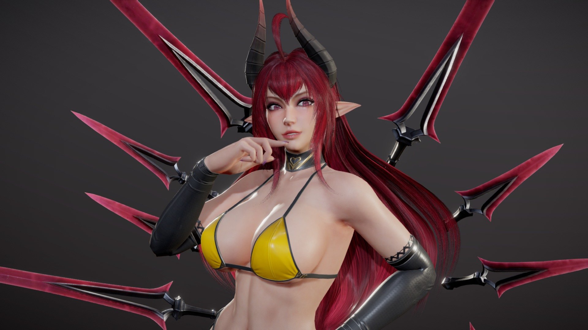 Daemon Girl - Buy Royalty Free 3D model by RyanReos.