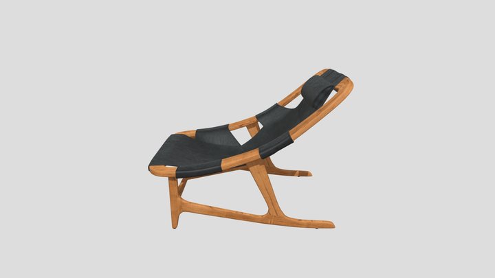 FRITS LEATHER CHAIR 3D Model