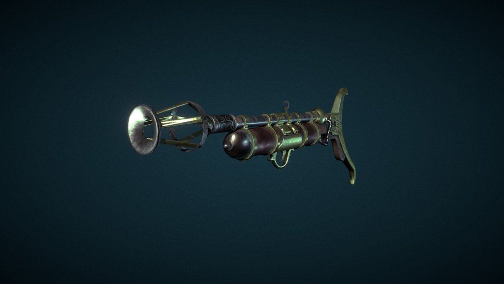 Captain Nemo's Rifle - 3D model by ruddiculous [9899ce0] - Sketchfab