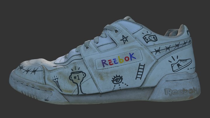 Reebok Classic x Trouble Andrew Sneaker 3D Model