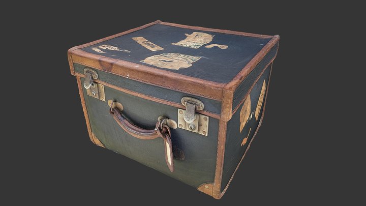 Old travel case 3D Model