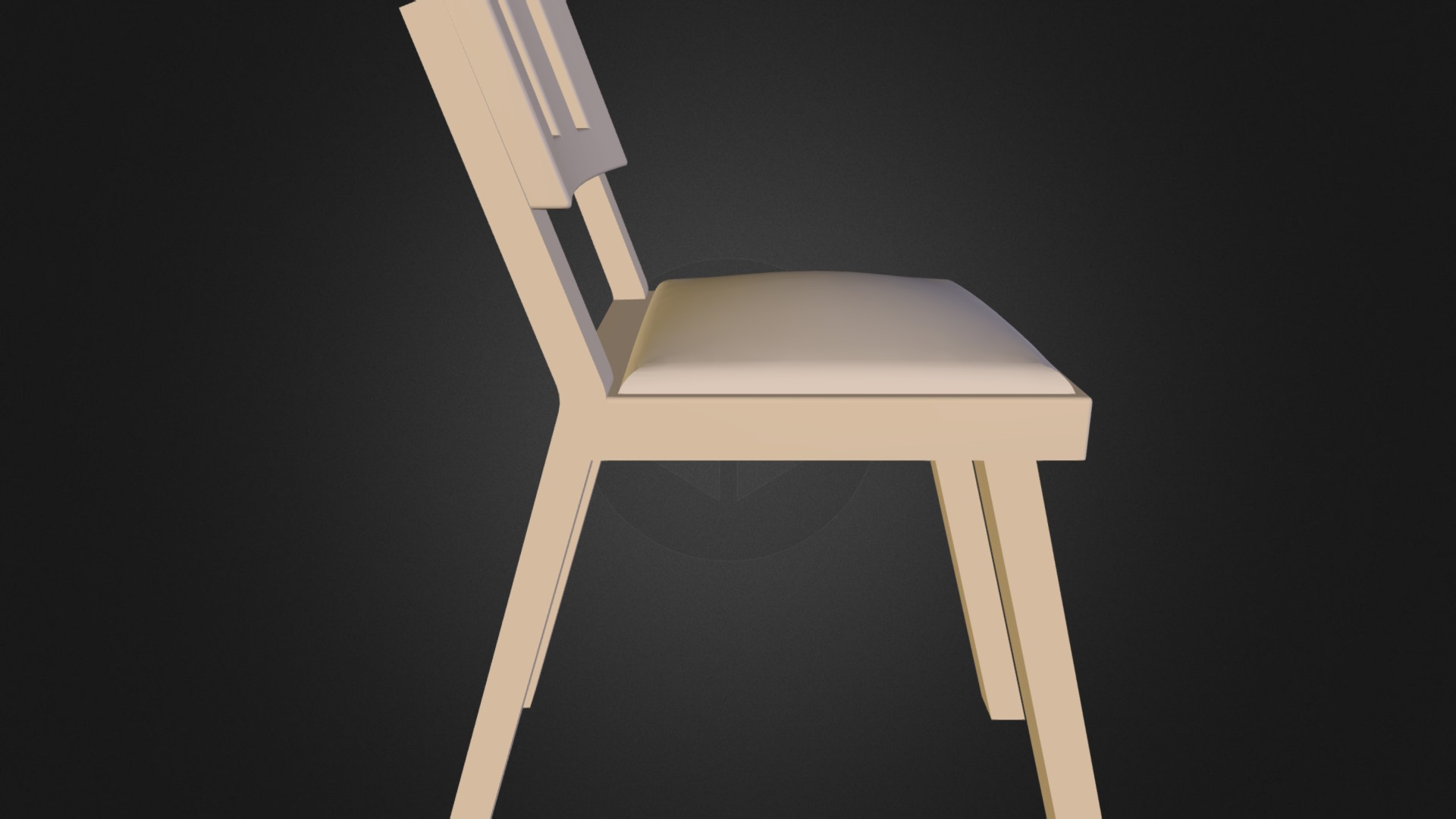 Chair Design on Solidworks 2010 3D model by ahmad_niaz [989b028
