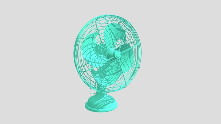 Tatung Fan (Lowpoly, Ver. 1.0) 3D Model