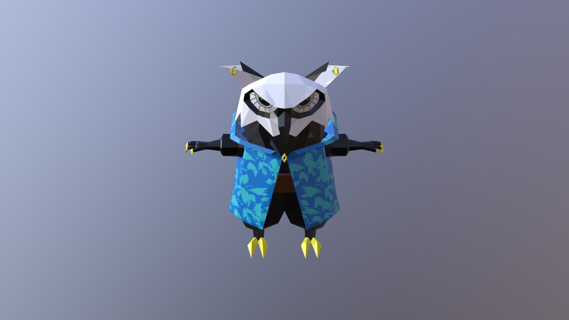 Owl — Sketchfab embed 3D viewer