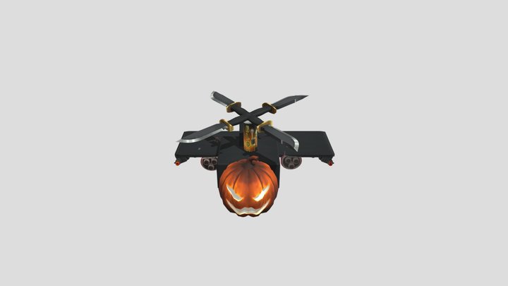 Attack Pumpkin 3D Model