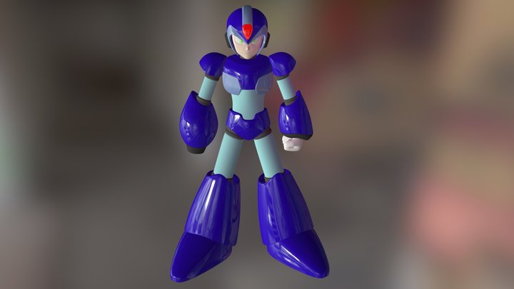 Megaman x 3D Model