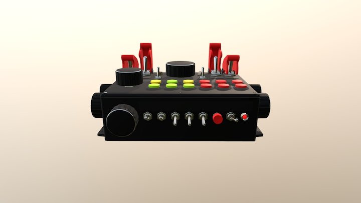 RG Custom MK3B control panel 3D Model