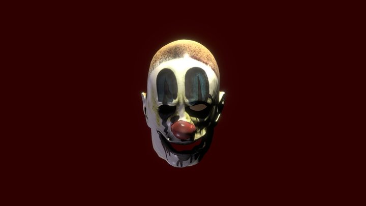 Clown Mask V1 3D Model