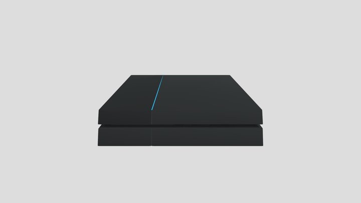 PlayStation 4 3D Model