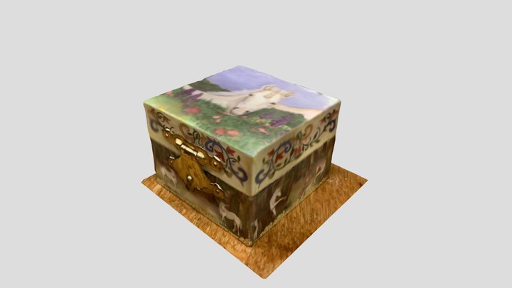 Unicorn Box 3D Model